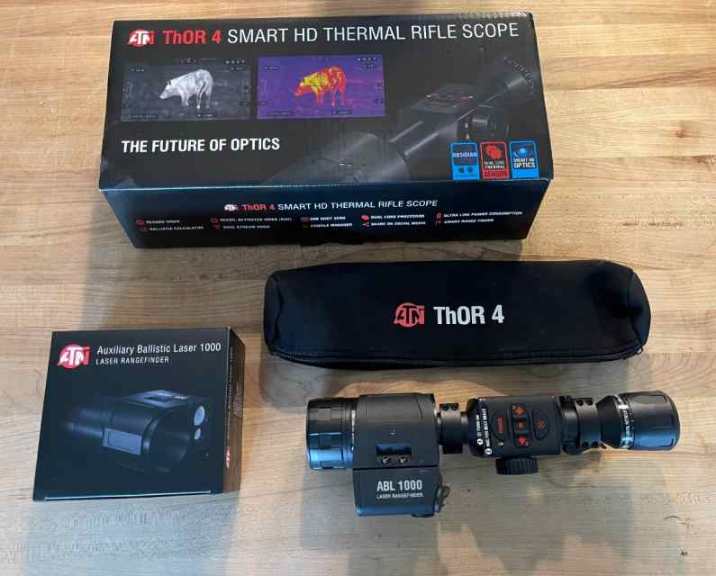  ATN Thor 4 Smart HD Thermal Rifle Scope w/ABL 