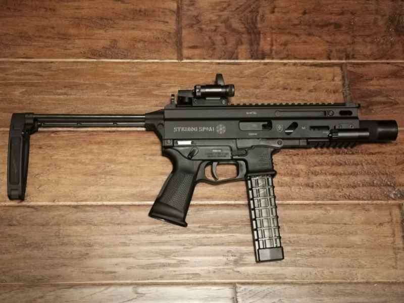 New Stribog SP9A1 gen 2 9mm pistol with extras