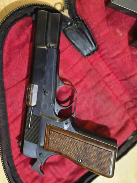 Browning Hi power 9mm Belgium made. 