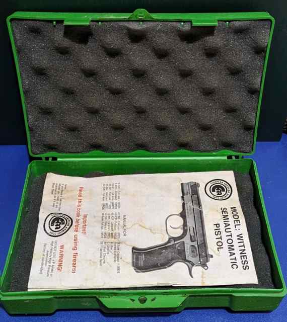 VINTAGE EAA WITNESS .38 SUPER AUTOMATIC BOX MANUAL