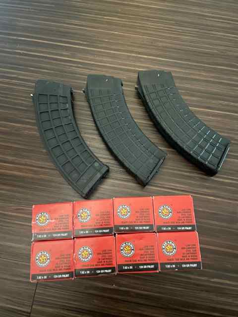 Red Army 7.62x39 w/ Circle 10 mags