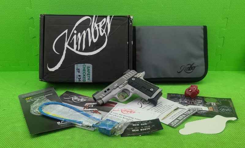 KIMBER MICRO 9 RAPIDE *BLACK ICE* 9MM + NIGHT SIGH