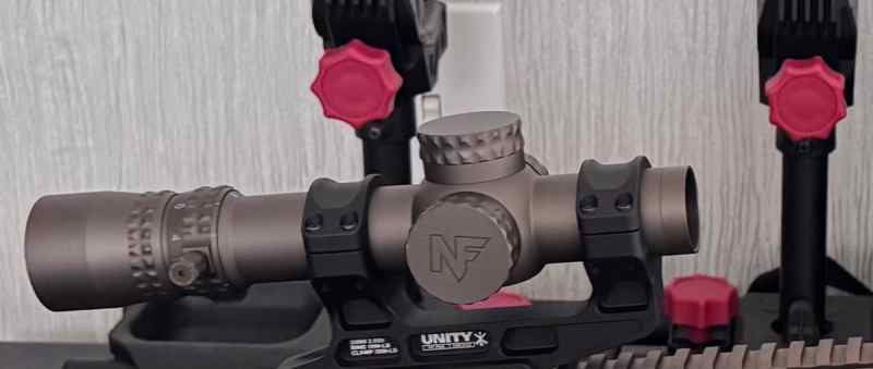 Nightforce NX8 FDE On unity mount 