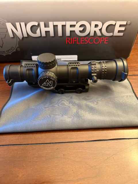 Nightforce NX8 1-8x24 F1 Capped (C654) Scalarworks