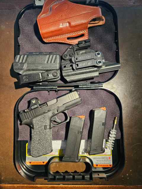 Glock 43x MOS w/Defender CCW