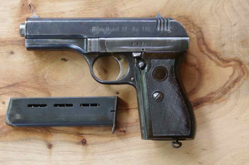 CZvz.27  PISTOLE MODELL 27 1942  NAZI MARKED