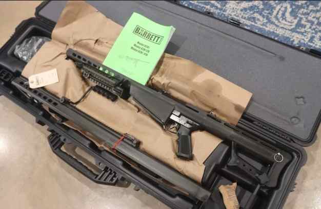 Barrett M82A1 Rifle 50BMG 29&quot; Fluted BLK Bipo