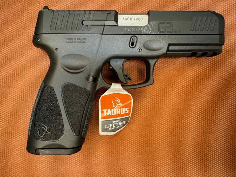 NEW IN BOX - Taurus G3 TORO - 9mm - 4&quot; - OR