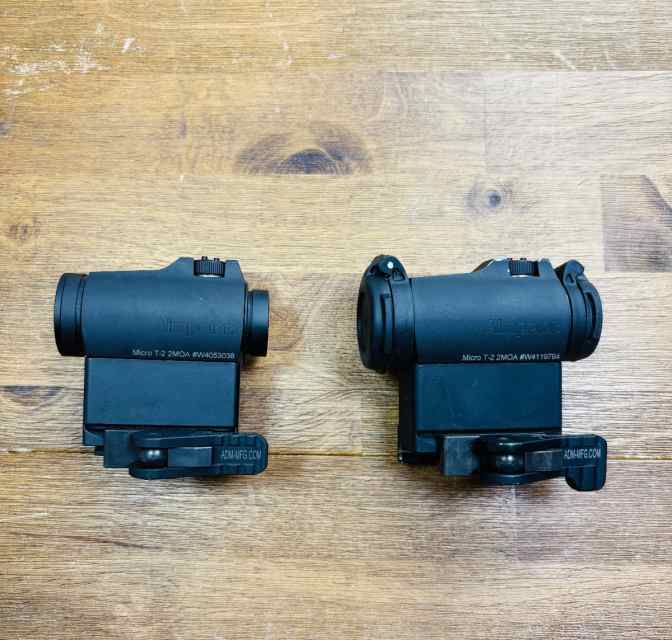 Aimpoint T2 on ADM QD mount