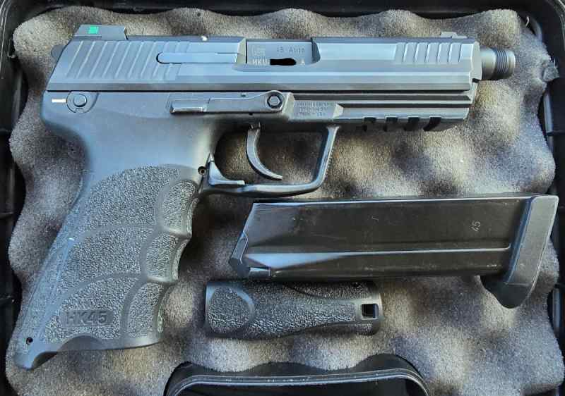 HK 45 Tactical HK45T handgun