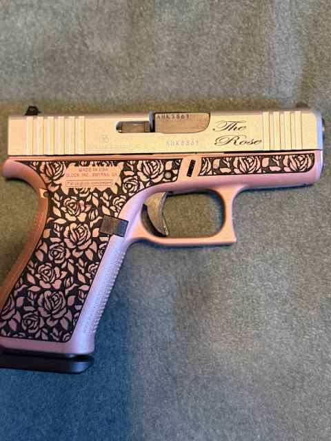 Glock 43x The Rose 9mm