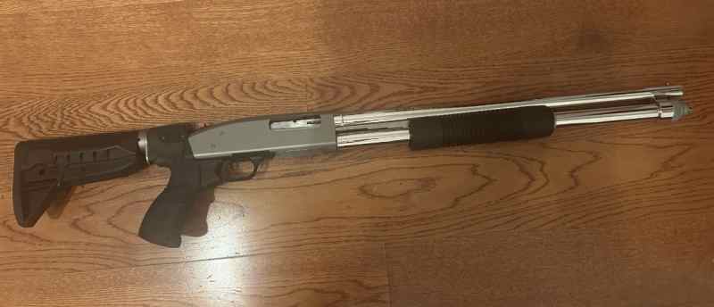 Mossberg 590 Nickel Plated