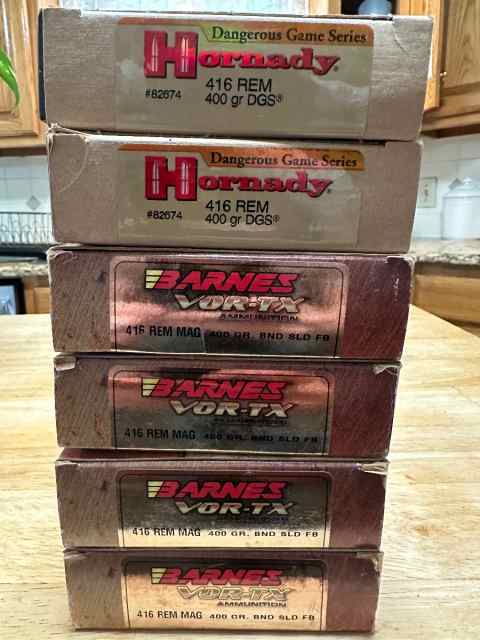 416 Remington Magnum 6-Boxes
