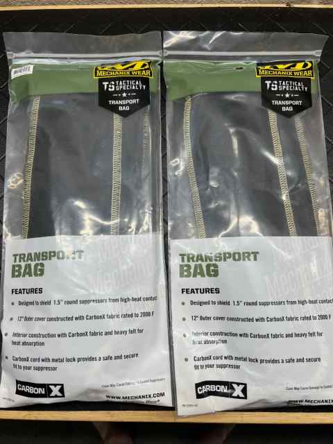 Mechanix Suppressor Transport Bags - New