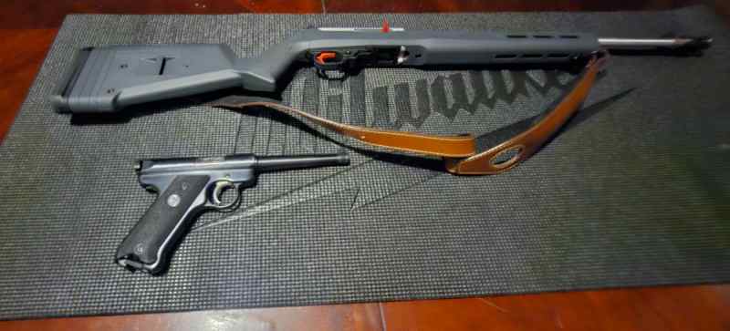 Ruger 60th anniversary 10/22 and ruger mark 1