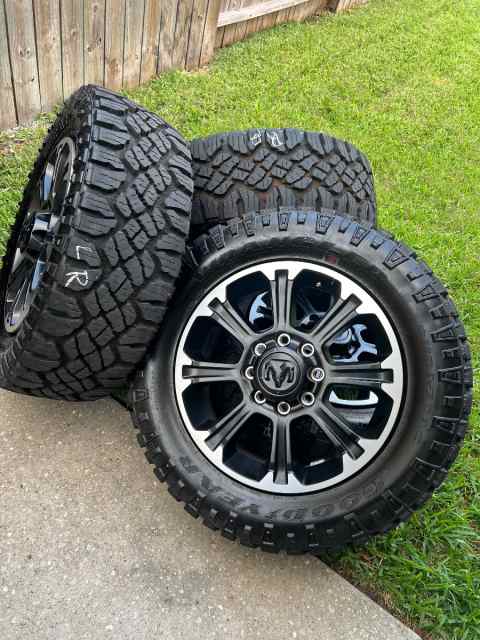 20&quot; 2025 DODGE RAM 2500-3500 REBEL POWER wheels