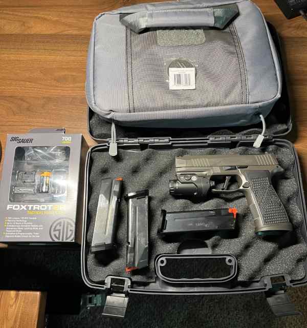  SIG P365 AXG Legion w/ Challenge Coin and Bag