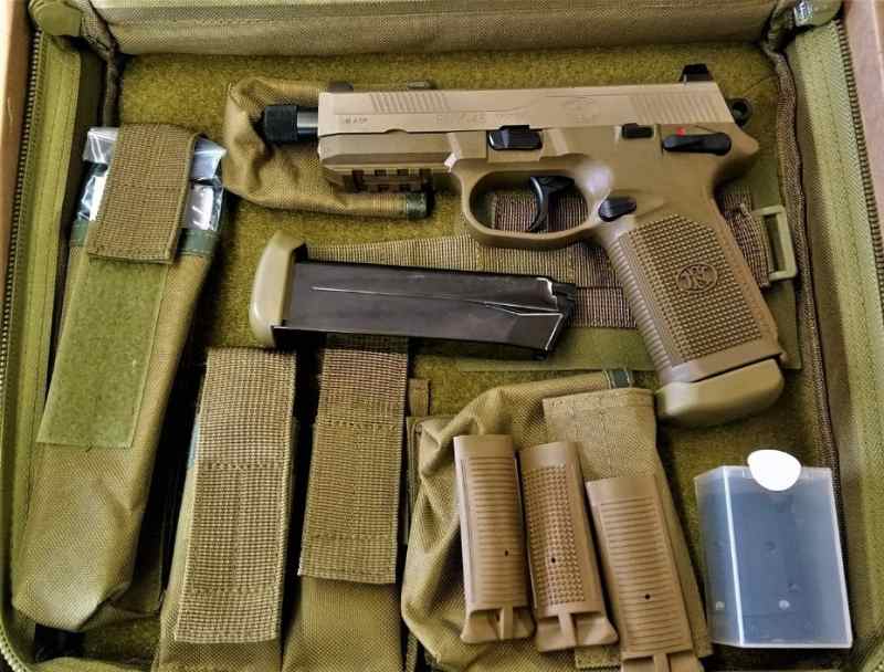FN FNH 66968 FNX-45 45T Tactical FDE 45ACP 