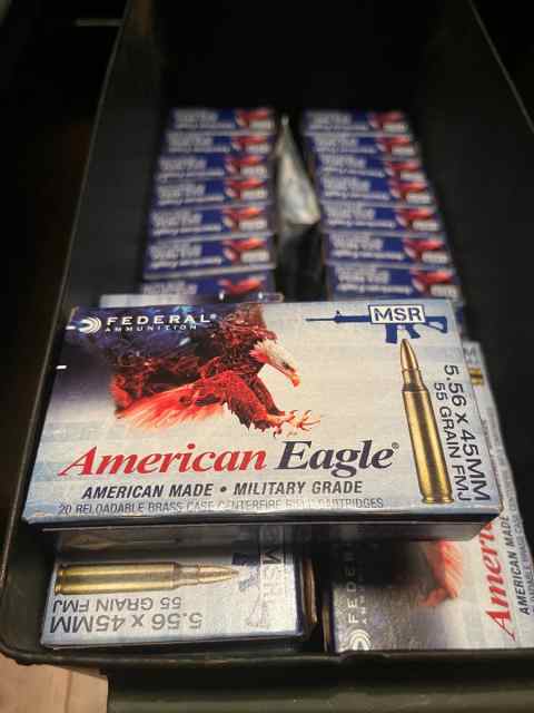 Federal American Eagle 55 grain 223/556