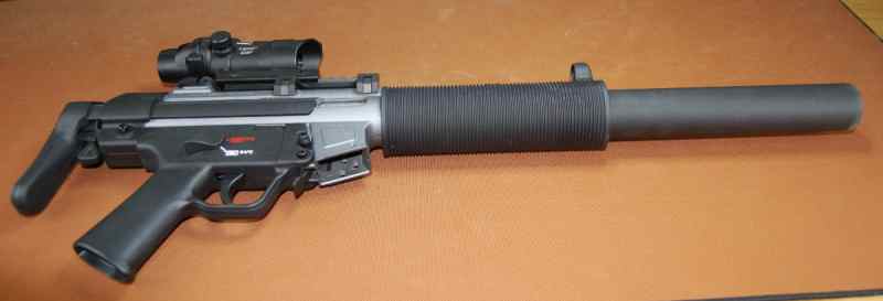 USED - HK MP5 Rifle - 22LR - 16" w/Optic - FUN!