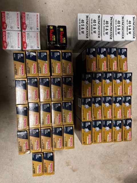 40 S&amp;W FMJ &amp; JHP Lot (.35/rd)!!!!