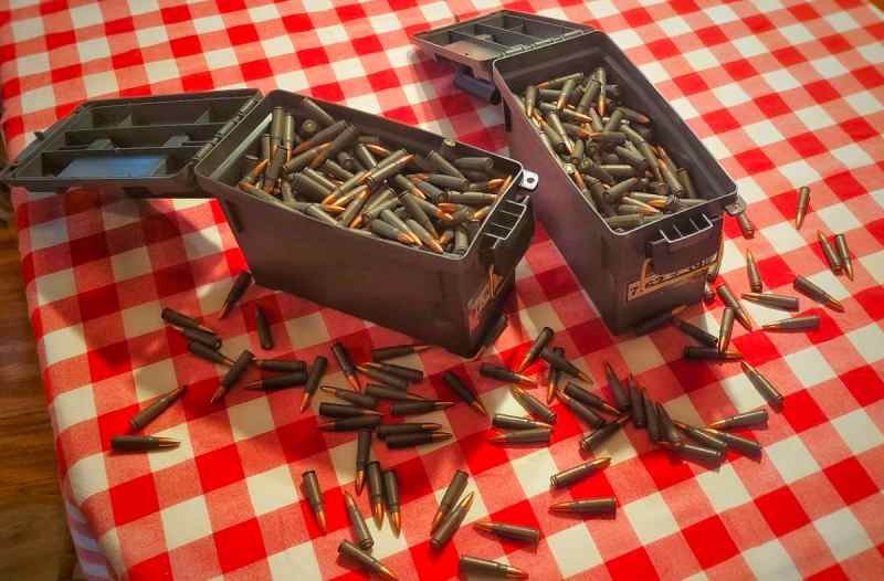 1000 rounds of steel case 7.62x39