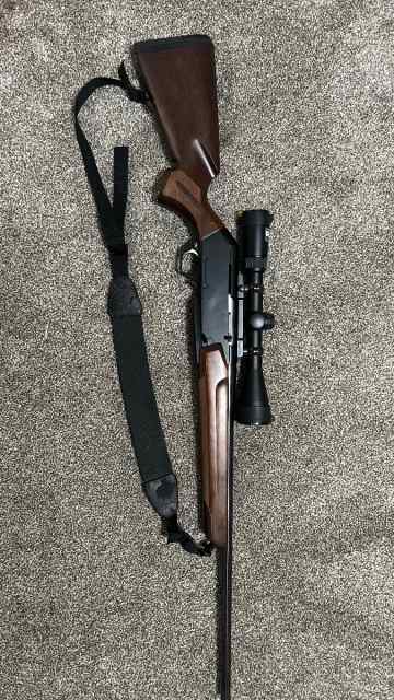 Browning ShortTrac with scope. 