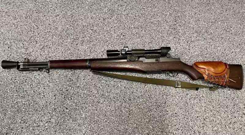 Springfield M1D Garand Sniper Rifle with Scope