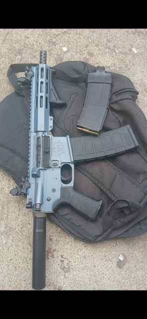 BLUE 7 inch 556 looking for glocks or other 556 ar