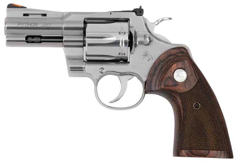 COLT PYTHON 357MAG 3″ 6RD STAINLESS STEEL REVOLVER