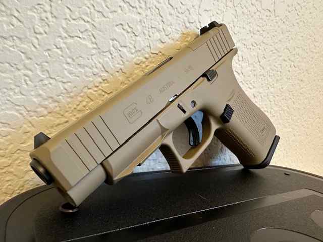 Glock 48 MOS in FDE Cerakote (9mm) - NEW IN BOX