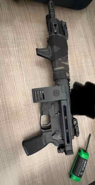 BRN 180 556/223 AR pistol.  