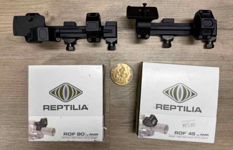 Geissele 30mm Mounts with Reptilia RMR tops