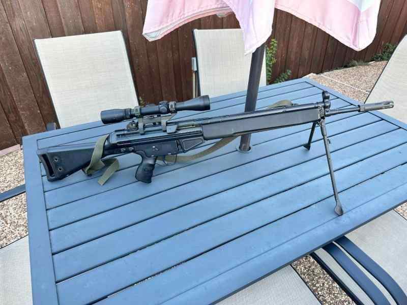 Pre Ban 1981 HK91 with original scope mount, bipod