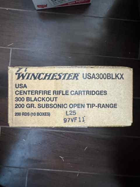 200 Winchester 300 blackout subsonic 200g 