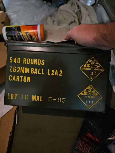 7.62x51 Military Surplus 600rds $400