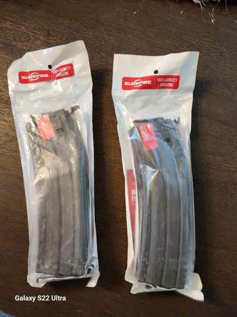 WTS:3 Surefire 60 rd mags..1 used 2 new. update!