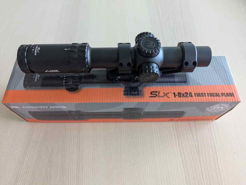 Primary Arms SLx 1-8x24 FFP ACSS Griffin X Mil Ret