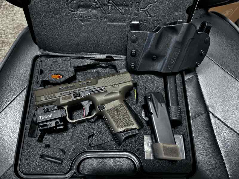 Like New Canik TP9 Elite SC 9mm FDE w/ Light/Laser