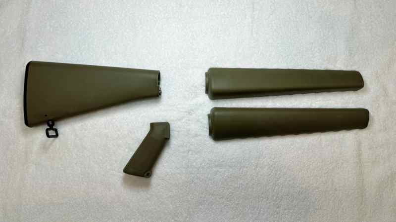 Brownells Retro Colt 601 Green Furniture 