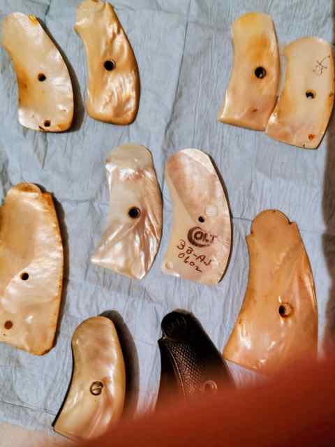 Grips, COLT, SMITH&amp;WESSON, pearl, wood,
