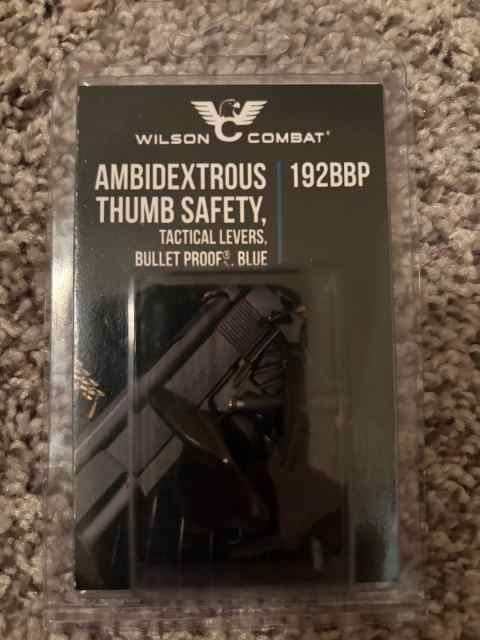 Wilson Combat Bulletproof 1911 safety