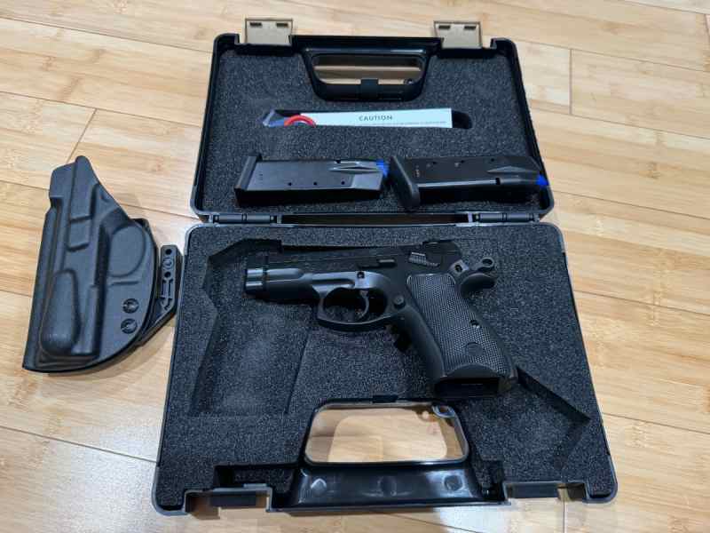 CZ 75 Compact Steel (Manual Safety) - Cajun Recoil