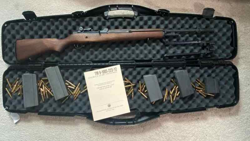 M1A National Match, 100 Rounds, 5 Mags &amp; BiPod for