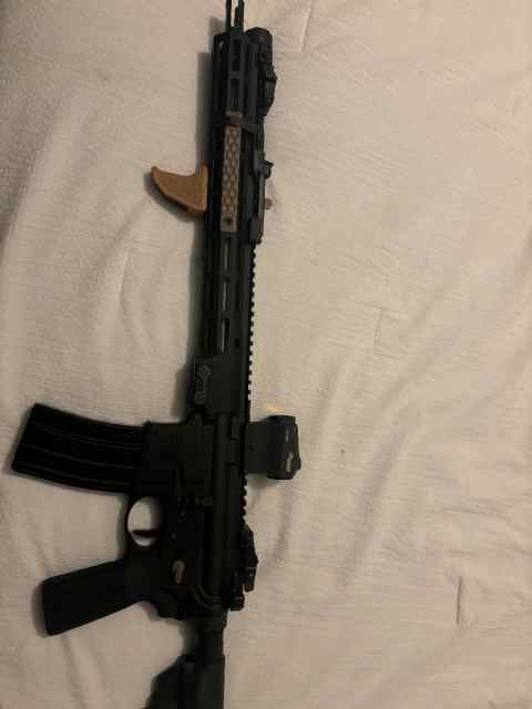 WTT 13.7 pin and weld riffle build geissele m4a1