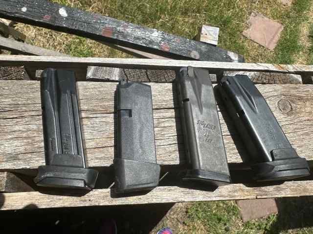 3 sig mags and a Glock mag
