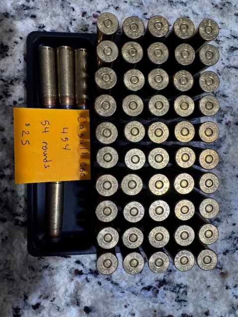 454 casull cbc - loose 54 rounds