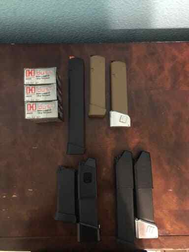 GLOCKS MAGS,AMMO