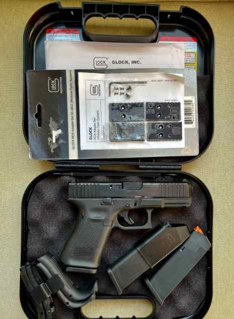 GLOCK G19 G5 GEN 5 MOS 9MM 3 MAGS OPTIC
