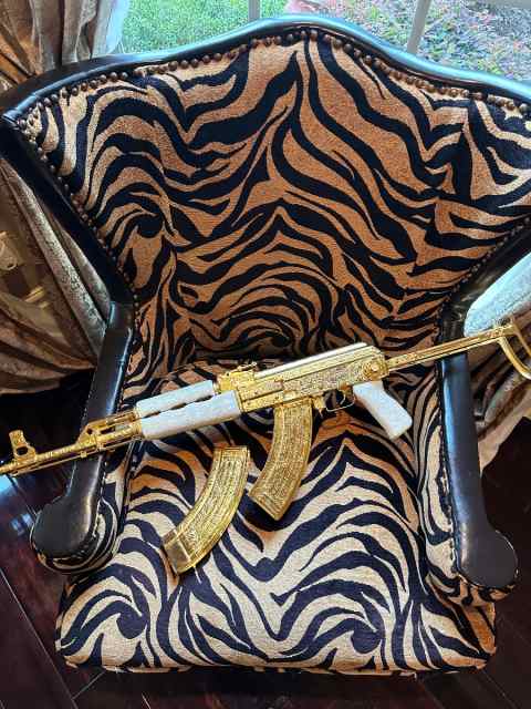 24k Gold AK with Underfolder